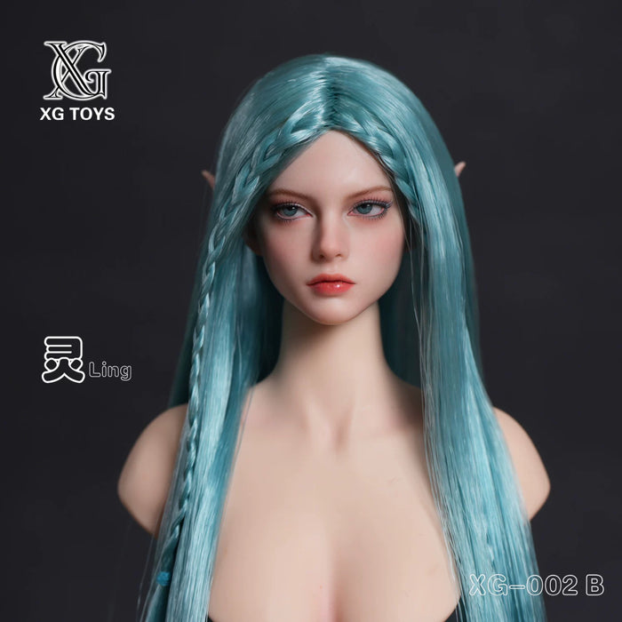 Pre-order 1/6 XG Toys XG-002 Movable Eyes Elf Princess Head Sculpt