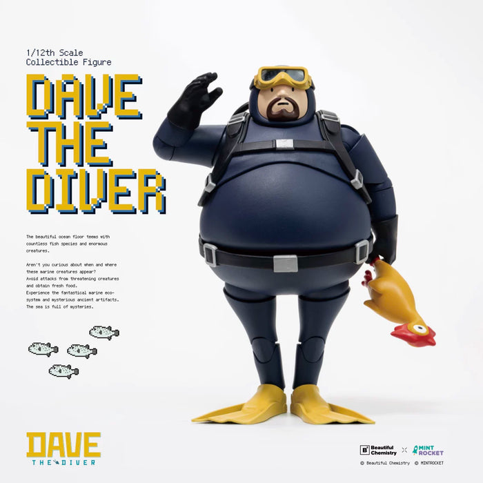 Pre-order 1/12 Underverse BC202526 DAVE THE DIVER Action Figure