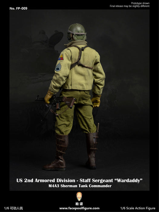 In-stock 1/6 Facepool FP009 2nd Armored Division Staff Sergeant Action Figure