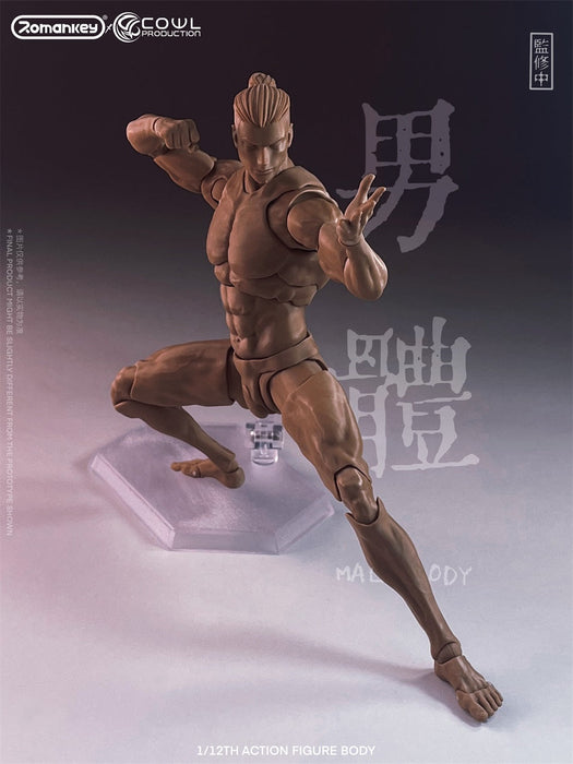 Pre-order 1/12 Romankey X COWL Super Flexible Male Body