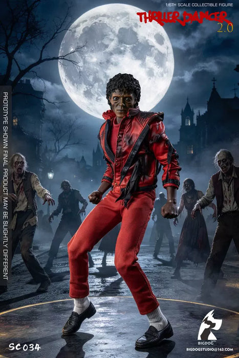 Pre-order 1/6 BIGDOG STUDIO SC034 Thriller dancer 2.0 Two-person suit Action Figure