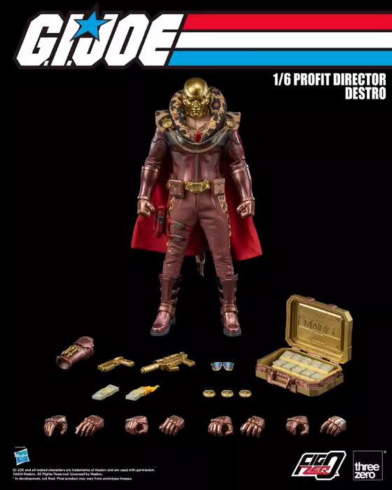 In-stock 1/6 ThreeZero 3Z0738 Profit Director Destro Action Figure