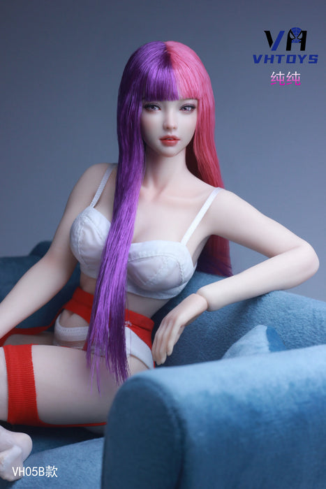 Pre-order 1/6 VHTOYS VH05 Chun Chun Movable Eye Female Head Sculpt (A/B/C/D/E)