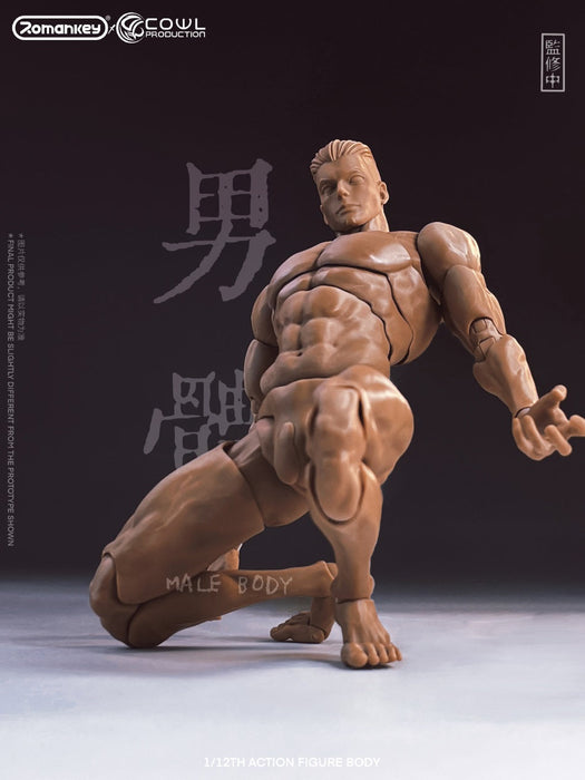 Pre-order 1/12 Romankey X COWL Super Flexible Male Body