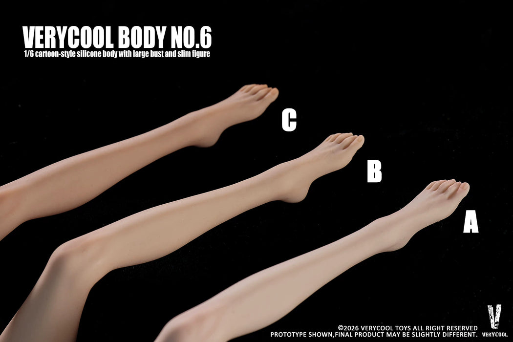 Pre-order 1/6 Verycool VCD-06 Seamless female body in 3 styles