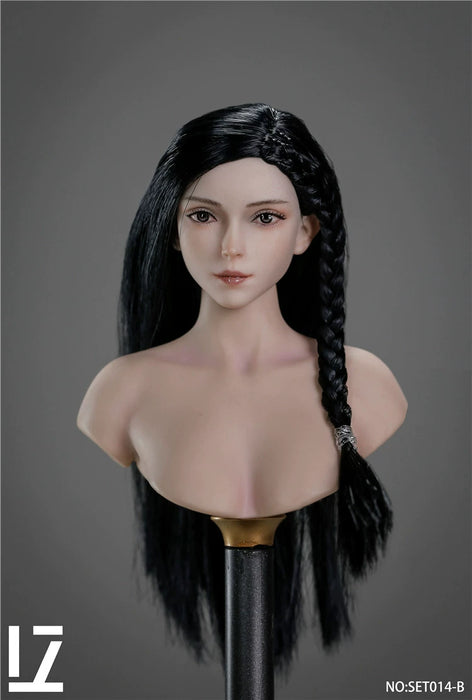 In-stock 1/6 LZTOYS SET014 Jing Chu head sculpt H#pale