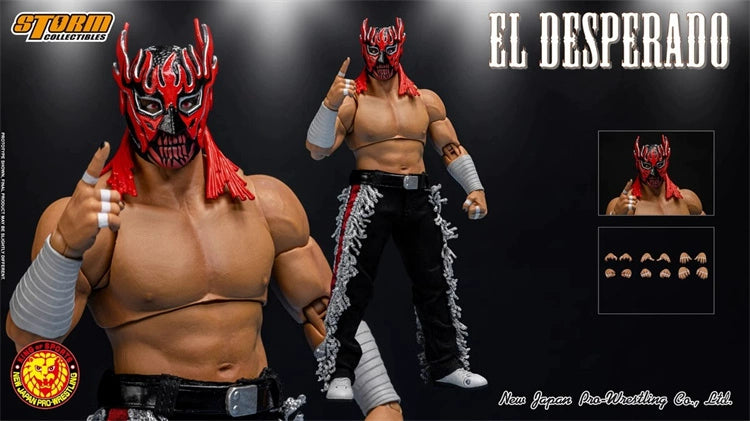 Pre-order 1/12 Storm Collectibles NJED01 EL DESPERADO (Red Mask Version)