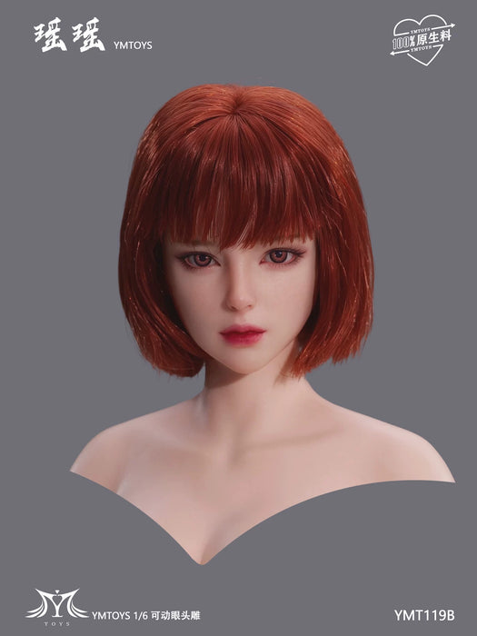 Pre-order 1/6 YMTOYS YMT119 Movable Eye Asian Female Head Sculpt - Yumo