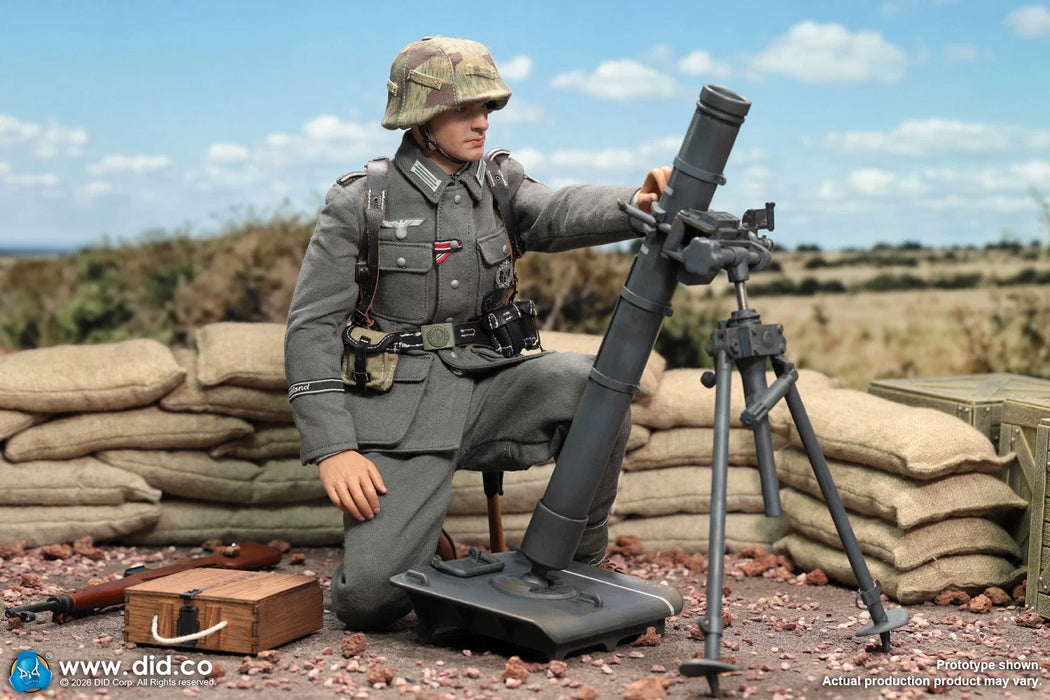 Pre-order 1/6 DID D80195 WWII German GD Infantry Mortarman – Bruno Action Figure