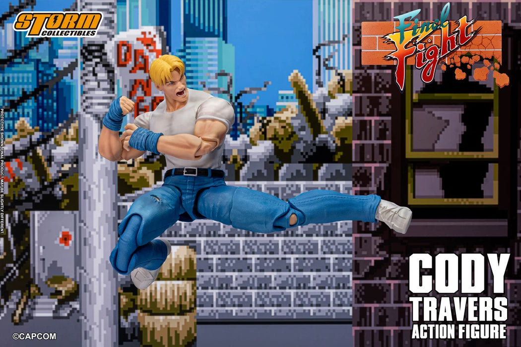 Pre-order 1/12 Storm Collectibles CAFF02 CODY TRAVERS - FINAL FIGHT ACTION FIGURE