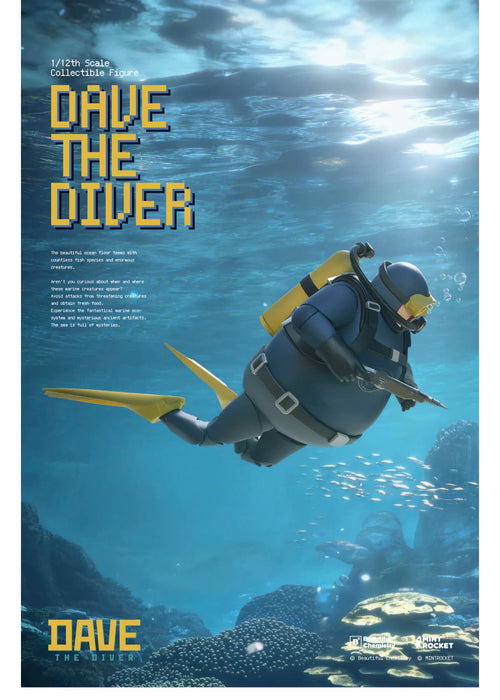 Pre-order 1/12 Underverse BC202526 DAVE THE DIVER Action Figure