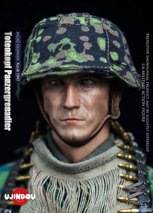 Pre-order 1/6 UJINDOU UD9075 WWII Totenkopf Panzergrenadier MG42 Gunner