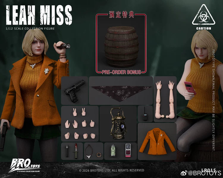 Pre-order 1/12 BROTOYS LR015 Leah miss Action Figure