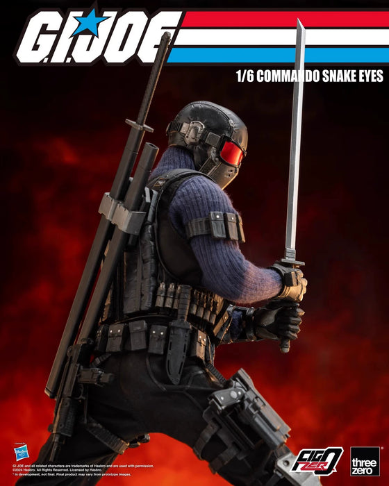 In-stock 1/6 ThreeZero 3Z0550 Commando Snake Eyes Action Figure