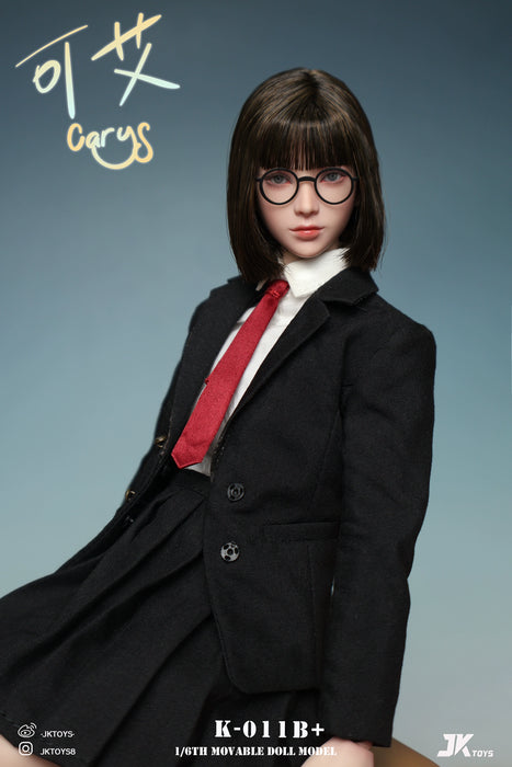 Pre-order 1/6 JKTOYS K-011 Carys Female Head Sculpt w/ Adjustable Eyes