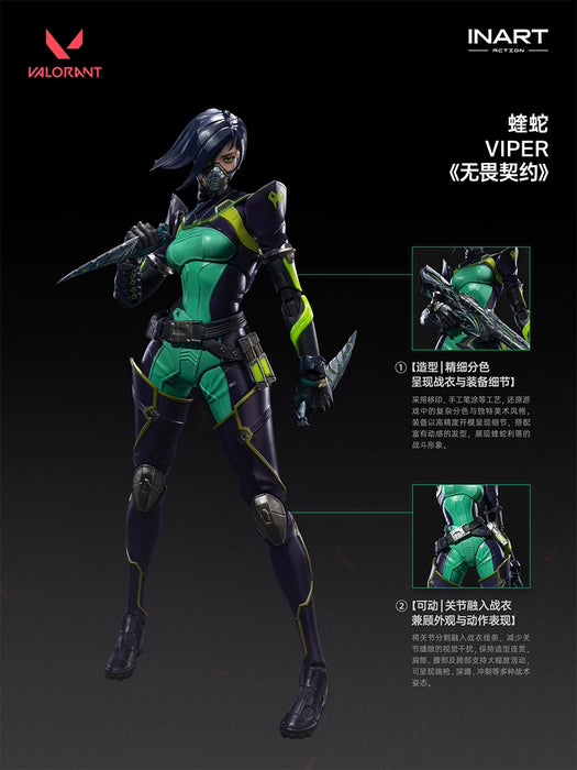 Pre-order 1/12 INART MAG G0016 VALORANT - Viper Action Figure