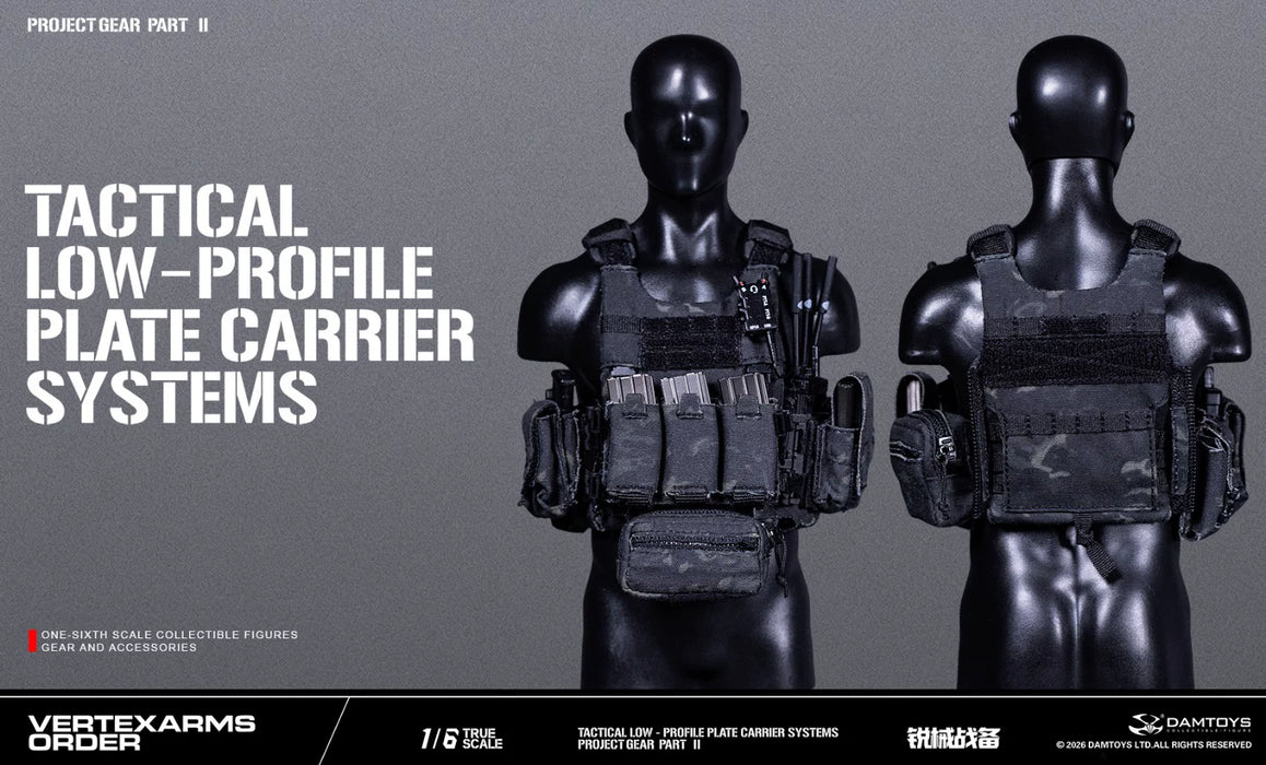 Pre-order 1/6 DAMTOYS VSF02A & VSF02B TACTICAL LOW - PROFILE PLATE CARRIER SYSTEMS