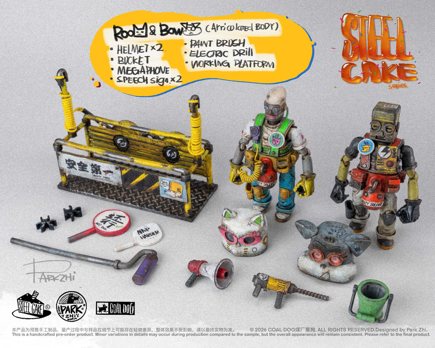 Pre-order CoalDog ASC-001 Steel Cake Series - Roo & Bow (Set of 2)
