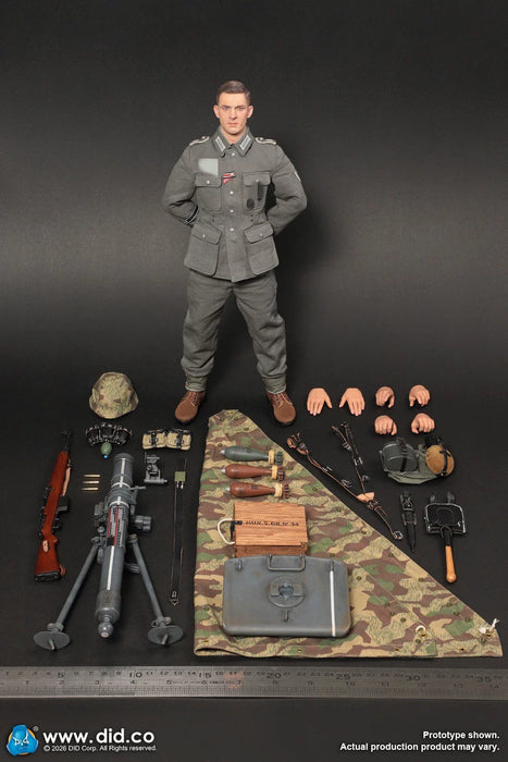 Pre-order 1/6 DID D80195 WWII German GD Infantry Mortarman – Bruno Action Figure