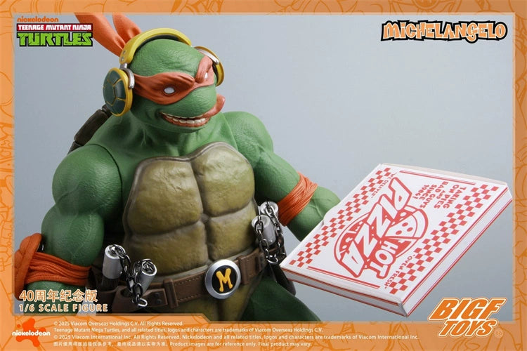 Pre-order 1/6 BIGFTOYS BIGF-004 TMNT Michelangelo Action Figure