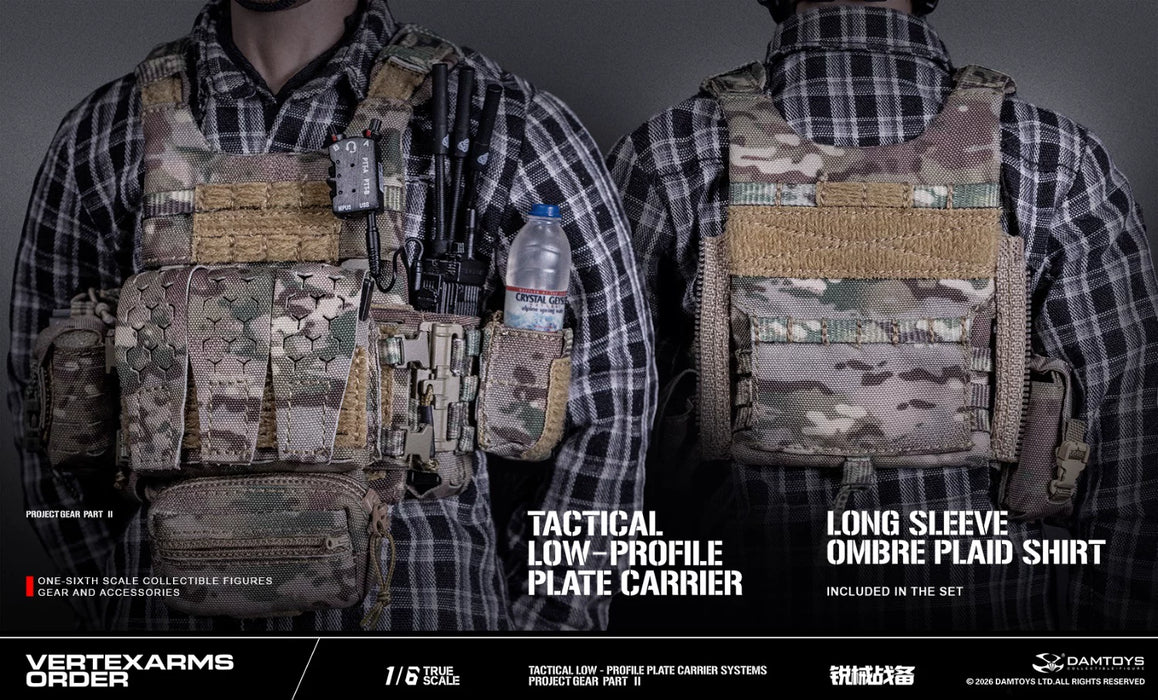Pre-order 1/6 DAMTOYS VSF02A & VSF02B TACTICAL LOW - PROFILE PLATE CARRIER SYSTEMS