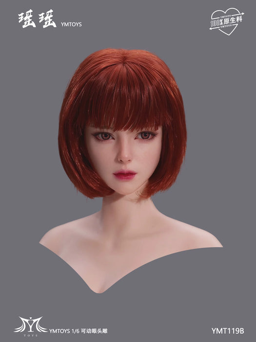 Pre-order 1/6 YMTOYS YMT119 Movable Eye Asian Female Head Sculpt - Yumo