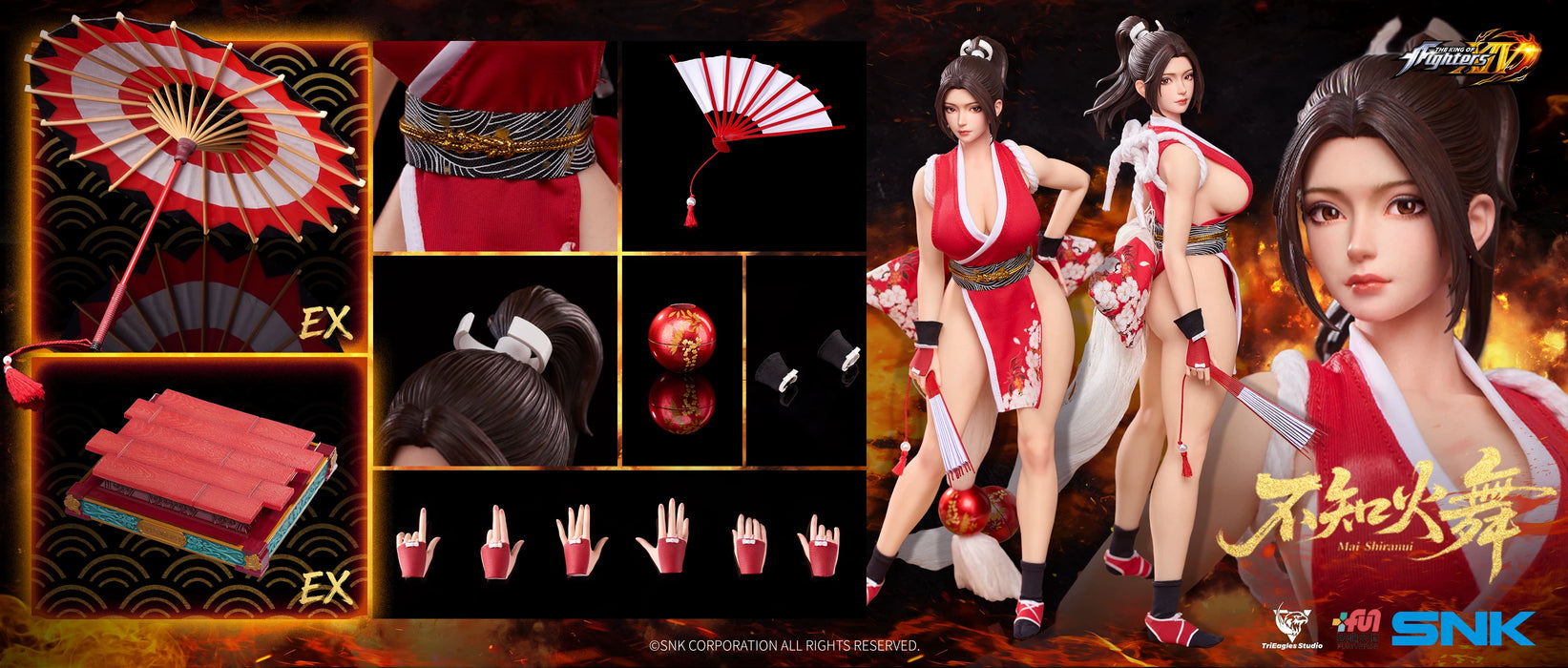 Pre-order 1/6 TRIEAGLES STUDIC Mai Shiranui Action Figure