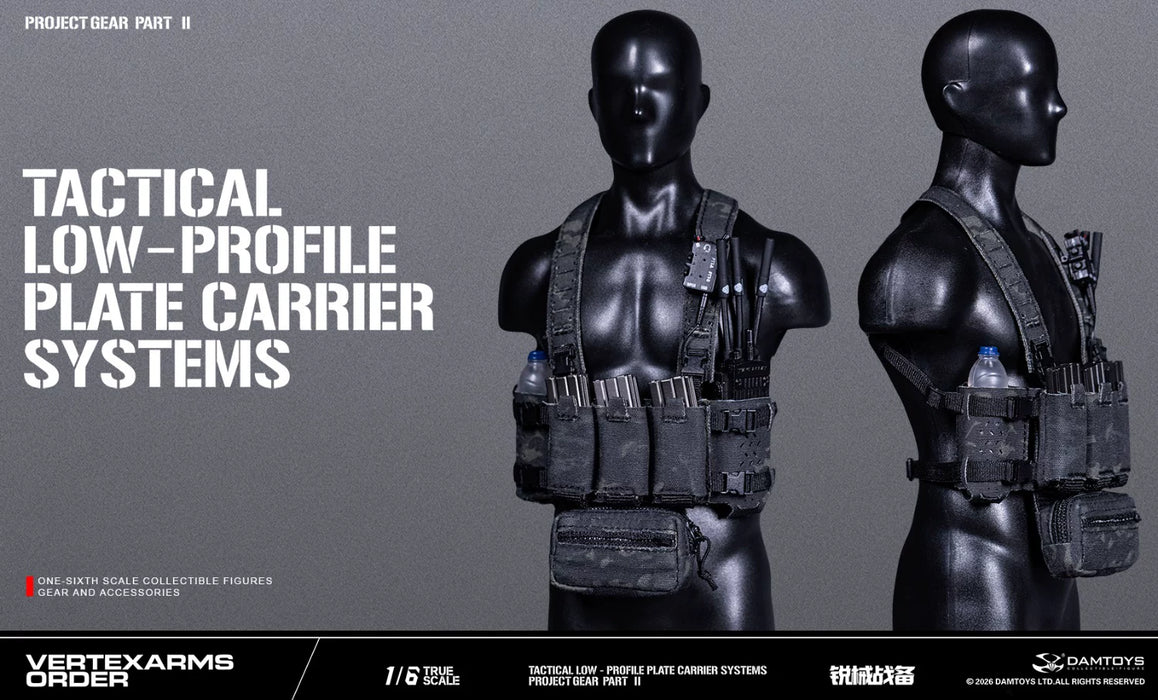 Pre-order 1/6 DAMTOYS VSF02A & VSF02B TACTICAL LOW - PROFILE PLATE CARRIER SYSTEMS