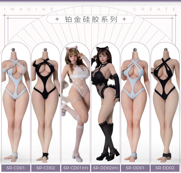 Pre-order 1/6 TBLeague SR-DD01 & SR-DD02 Super Flexible Female Seamless Body Without Head