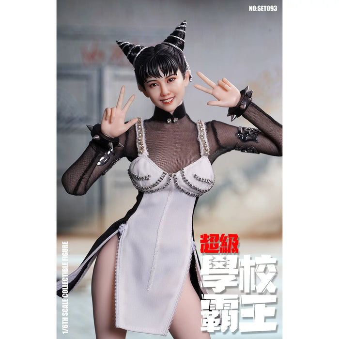 Pre-order 1/6 SUPER DUCK SET093 School Bully Fighting Goddess Action Figure