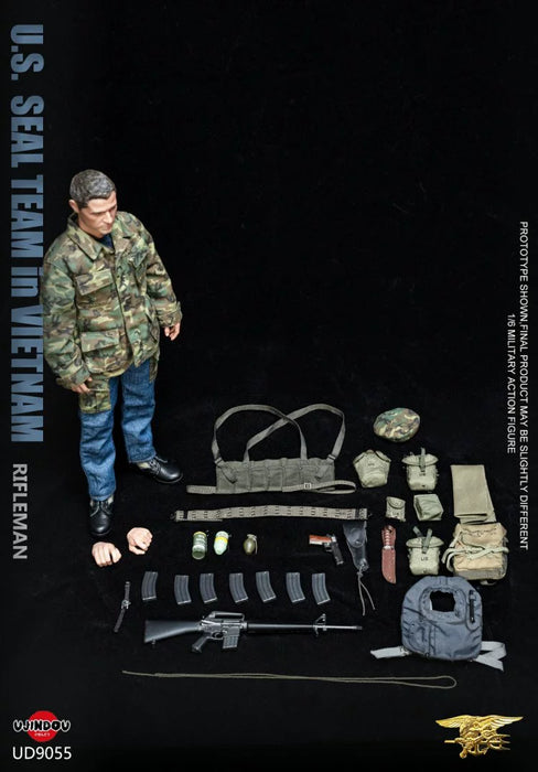 Pre-order 1/6 UJINDOU UD9055 U.S. SEAL TEAM in VIETNAM RIFLEMAN Figure