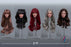 Pre-order 1/6 VZTOYS vz-002 Xiao Ye Movable Eye Female Head Sculpt (A/B/C/D/E)
