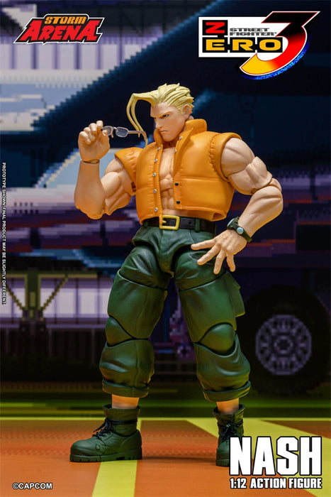 Pre-order 1/12 Storm Collectibles SFSA05 NASH - STREET FIGHTER 3 ZERO STROM ARENA