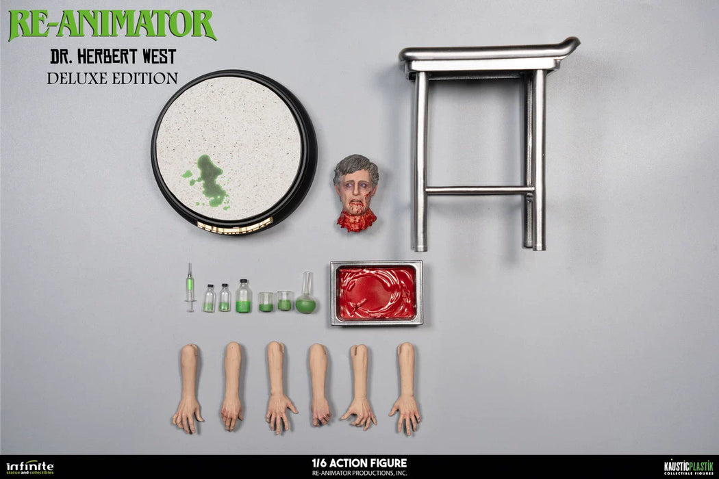 Pre-order 1/6 Infinite Statue HERBERT RE-ANIMATOR DOCTOR HERBERT WEST Action Figure