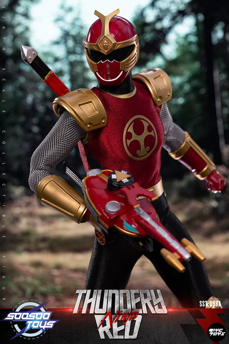 Pre-order 1/6 Soosootoys SST-098AB Thundery Red&Blue Ninja Action Figure