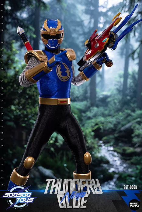 Pre-order 1/6 Soosootoys SST-098AB Thundery Red&Blue Ninja Action Figure