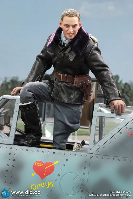 Pre-order 1/6 DID D80190 WWII German Luftwaffe Ace Pilot – Erich Hartmann Action Figure
