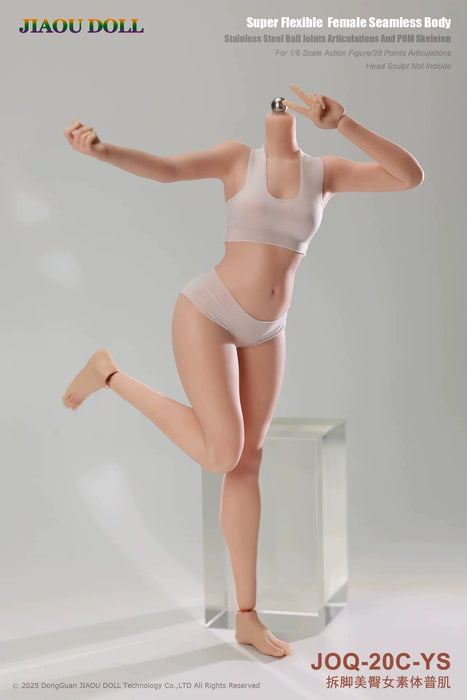 In-stock 1/6 JIAOU DOLLS JOQ-20C JOQ-20C Detachable Feet Muscular Female Body