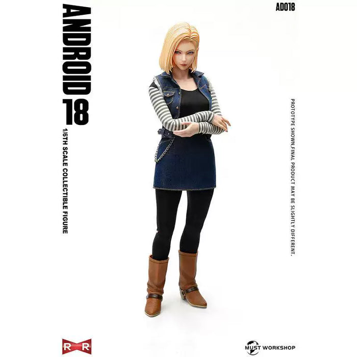 Pre-order 1/6 MUST WORKSHOP AD018 Cyborg Blonde Female Warrior Action Figure