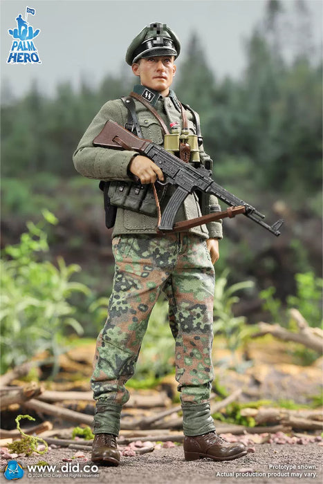 In-stock 1/12 DID XD80024 WWII German 12th Panzer Division Infantry Lieutenant – Rainer