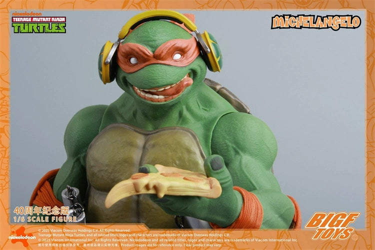 Pre-order 1/6 BIGFTOYS BIGF-004 TMNT Michelangelo Action Figure