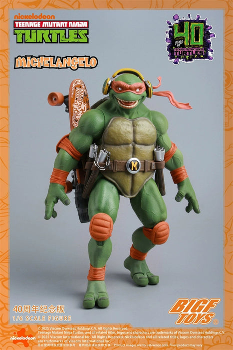 Pre-order 1/6 BIGFTOYS BIGF-004 TMNT Michelangelo Action Figure
