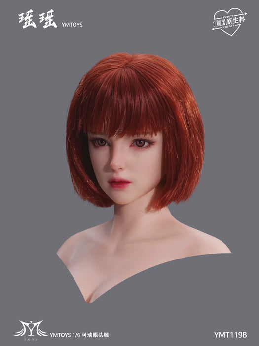 Pre-order 1/6 YMTOYS YMT119 Movable Eye Asian Female Head Sculpt - Yumo