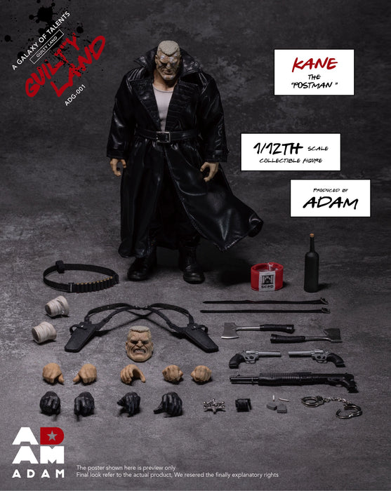 Pre-order 1/12 ADAM ADG-001 GUILTY LAND-KANE THE "POSTMAN" Action Figure