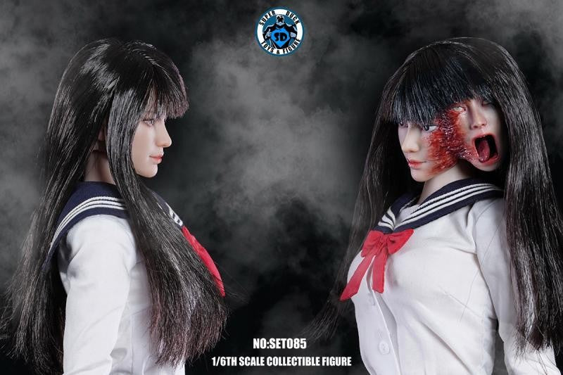 In-stock 1/6 SUPER DUCK SET085 Horror girl Action Figure