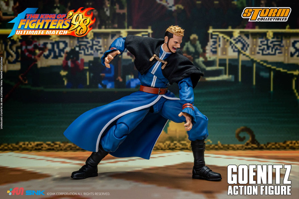 In-stock 1/12 Storm Collectibles SKKF11 KOF98' GOENITZ Action Figure