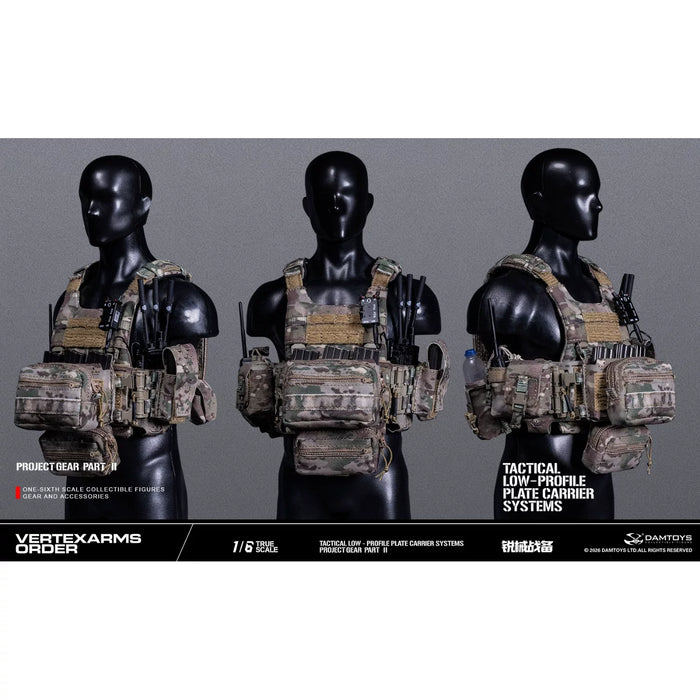 Pre-order 1/6 DAMTOYS VSF02A & VSF02B TACTICAL LOW - PROFILE PLATE CARRIER SYSTEMS