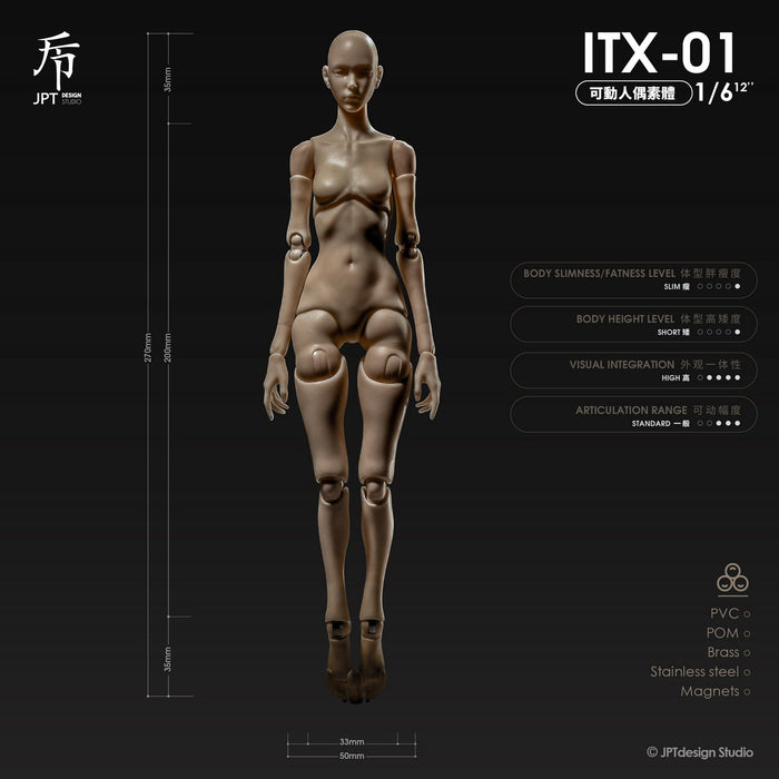 Pre-order 1/6 JPT ITX-01 Female body w/ small breast