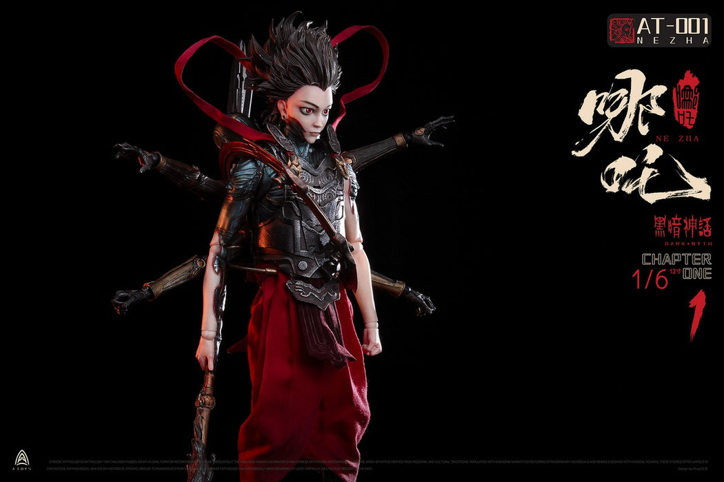 In-stock 1/6 A-TOYS AT-0001 Dark Myth-Nezha Action Figure