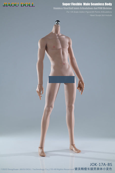 In-stock 1/6 JIAOU DOLL JOK-17A Slim Fit Male Seamless Body